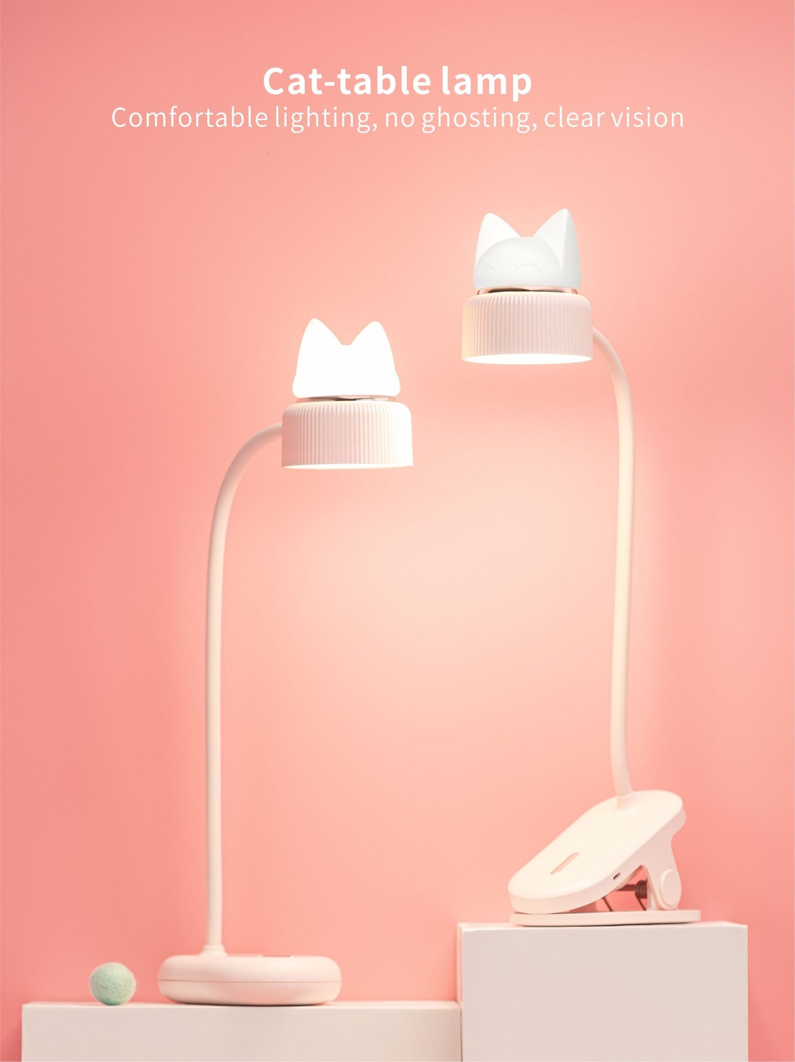 Cat Dual LED Lamp + Night Light